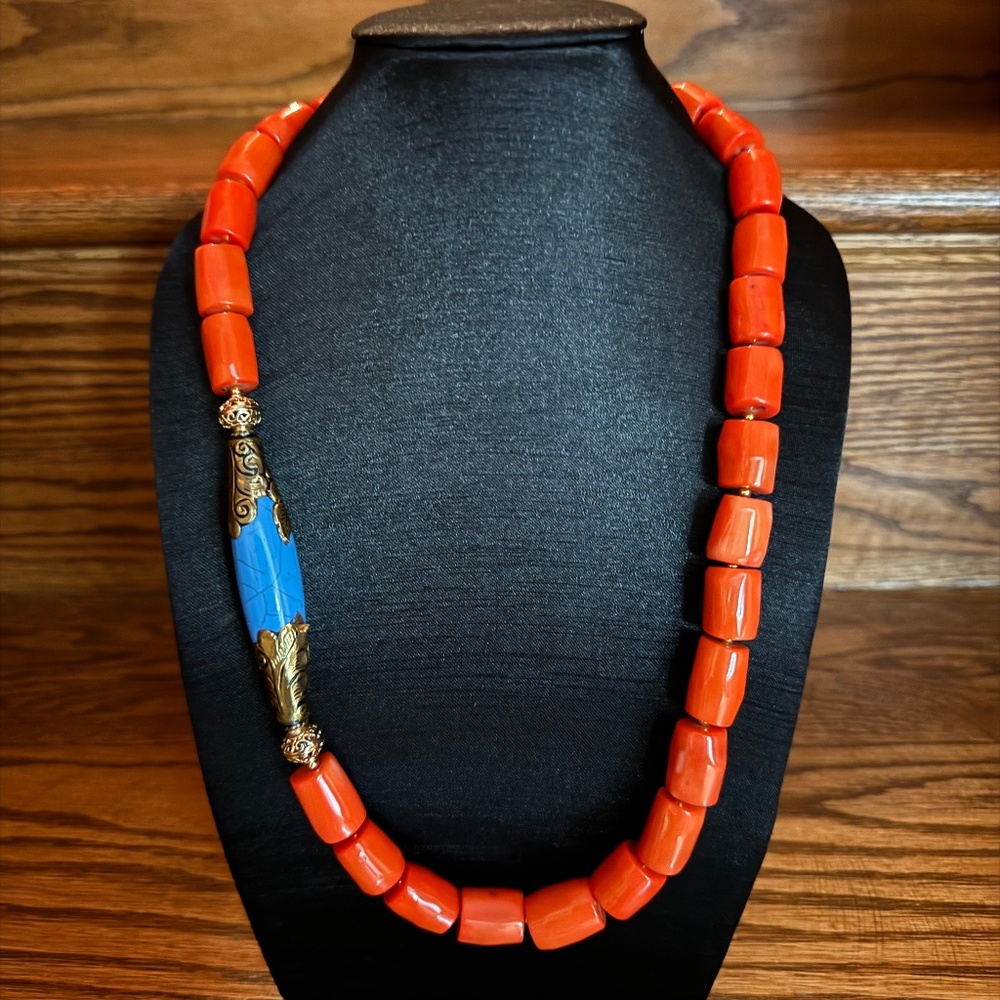 Coral and Turquoise necklace